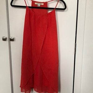 Red summer dress